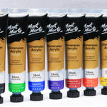 Mont Marte Intro Paint Set - Dimension Acrylic Paint 8pc x 18ml - PMDA8181