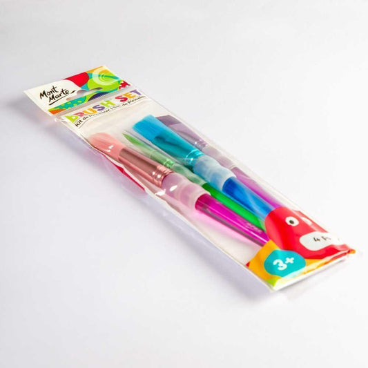 Mont Marte Kids - Brush Set 4pc - MMKC0221