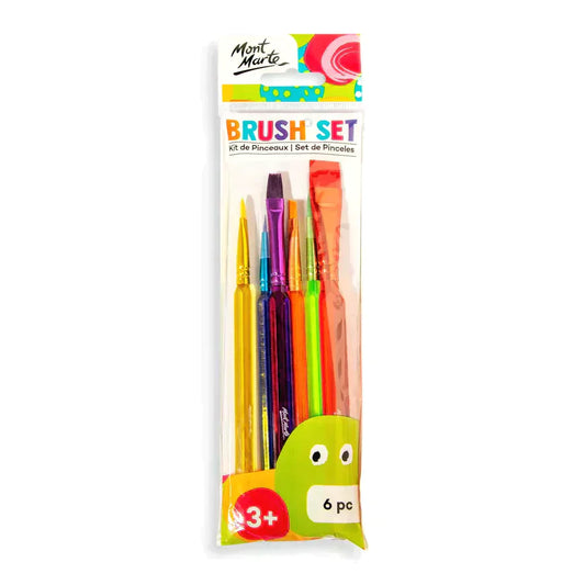 Mont Marte Kids - Brush Set 6pc - MMKC0220