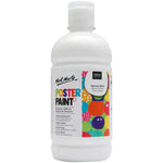 Mont Marte Kids - Poster Paint 500ml MPST0001- Titanium White