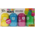 Mont Marte Kids - Poster Paint Set 4pc MPST4001- Bright