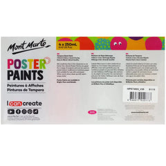 Mont Marte Kids - Poster Paint Set 4pc MPST4003- Metallic