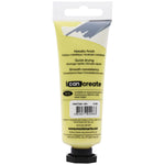 Mont Marte Metallic Acrylic Paint 50ml - Yellow - PMMT5001