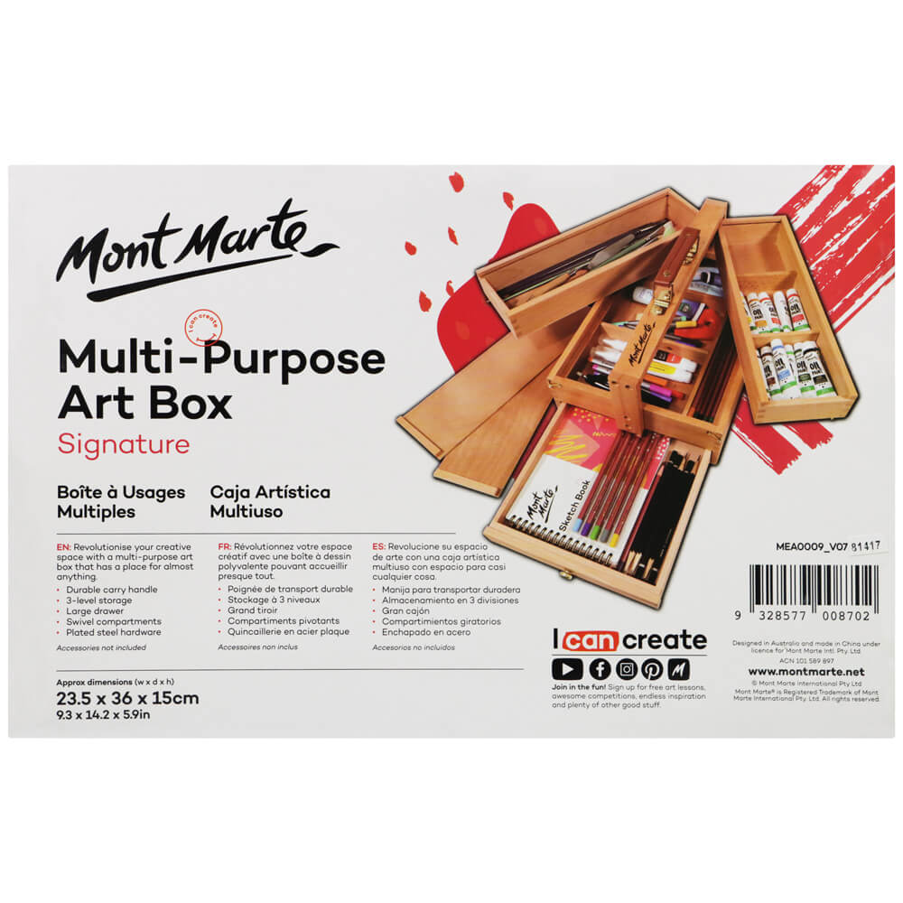 Mont Marte Storage - Artists Multi-purpose Storage Box