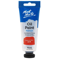 Mont Marte Oil Paint 75ml Tube - Cadmium Red MPO7510