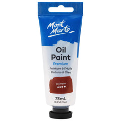 Mont Marte Oil Paint 75ml Tube - Crimson MPO7512