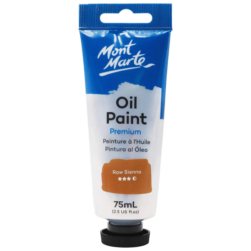 Mont Marte Oil Paint 75ml Tube - Raw Sienna MPO7536