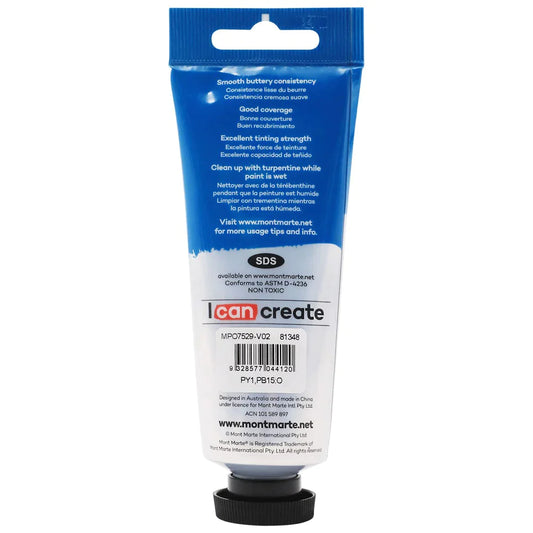 Mont Marte Oil Paint 75ml Tube - Sap Green MPO7529