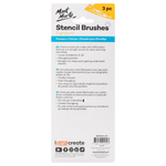 Mont Marte Paint Brush Set BMHS0007 - Professional Stencil Brush 3pc