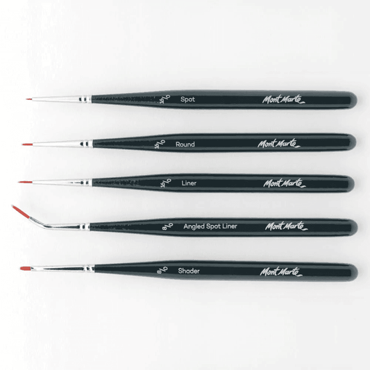 Mont Marte Paint Brush Set BMHS0033- Mini Detail 5pc