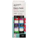 Mont Marte Paint Set - Fabric Paint 8pc x 20ml - PMHS0022