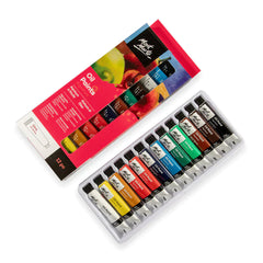 Mont Marte Paint Set - Oil Paint 12pc x 12ml - PMHS0025