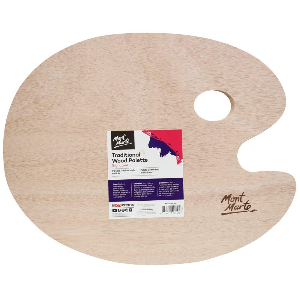 Mont Marte Palette - Oval Wood MCG0009