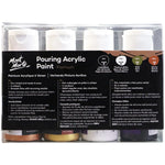 Mont Marte Pouring Acrylic Paint Set Premium 4pc x 60ml (2 US fl.oz) - Celestial PMPP4206