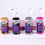 Mont Marte Pouring Acrylic Paint Set Premium 4pc x 60ml (2 US fl.oz) - Cosmic PMPP4203