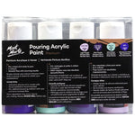 Mont Marte Pouring Acrylic Paint Set Premium 4pc x 60ml (2 US fl.oz) - Ethereal PMPP4202