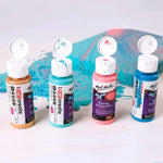 Mont Marte Pouring Acrylic Paint Set Premium 4pc x 60ml (2 US fl.oz) - Flamingo PMPP4204