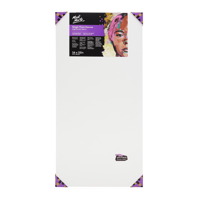 Mont Marte Premium Series Canvas Single Thick 16" x 32" - 40.6 x 81.2cm - 25125108