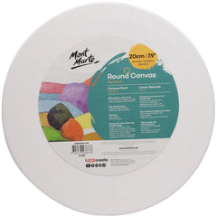 Mont Marte Signature Canvas Round 20cm CMRD0020