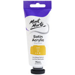 Mont Marte Satin Acrylic Paint 75ml Tube - Gold - PMSA7531