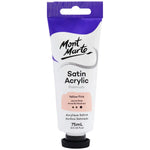 Mont Marte Satin Acrylic Paint 75ml Tube - Yellow Pink - PMSA7505