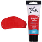 Mont Marte Signature Acrylic Paint 75ml Tube - Brilliant Red - MSCH7510