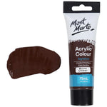 Mont Marte Signature Acrylic Paint 75ml Tube - Burnt Umber - MSCH7527