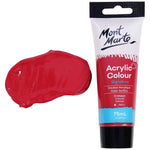 Mont Marte Signature Acrylic Paint 75ml Tube - Crimson - MSCH7511