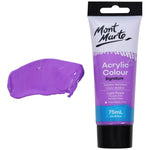 Mont Marte Signature Acrylic Paint 75ml Tube - Light Purple - MSCH7515