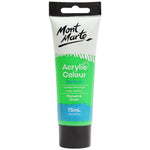 Mont Marte Signature Acrylic Paint 75ml Tube - Monastral Green - MSCH7521