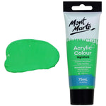 Mont Marte Signature Acrylic Paint 75ml Tube - Monastral Green - MSCH7521