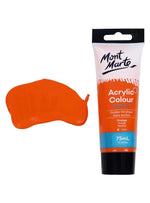 Mont Marte Signature Acrylic Paint 75ml Tube - Orange - MSCH7507