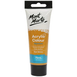 Mont Marte Signature Acrylic Paint 75ml Tube - Raw Sienna - MSCH7506