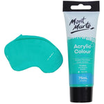 Mont Marte Signature Acrylic Paint 75ml Tube - Viridian - MSCH7525