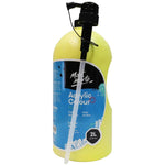 Mont Marte Signature Acrylic Paint Pump Bottle 2L - Lemon Yellow MSCH2202 Baqer Mohebi