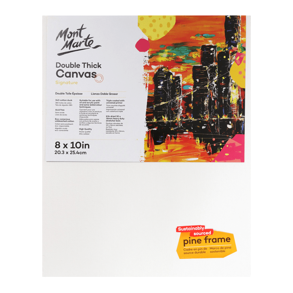 Mont Marte Signature Canvas Double Thick 8" x 10" - 20.3 x 25.4cm - 25125302