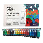 Mont Marte Signature Paint Set - Acrylic Paint 18pc x 75ml Tubes - MSCH1875