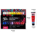 Mont Marte Signature Paint Set - Acrylic Paint 48pc x 36ml Tubes - MSCH4836