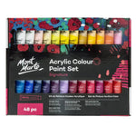 Mont Marte Signature Paint Set - Acrylic Paint 48pc x 36ml Tubes - MSCH4836