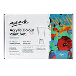 Mont Marte Signature Paint Set - Acrylic Paint 6pc x 75ml Tubes - MSCH6751