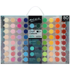 Mont Marte Signature Paint Set - Vivid Colours Acrylic Paint 80pc - PMHS0051