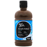 Mont Marte Studio Acrylic 500ml bottle - Burnt Umber MSCH5009