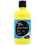 Mont Marte Studio Acrylic 500ml bottle - Lemon Yellow MSCH5002