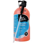 Mont Marte Studio Acrylic Paint Pump Bottle 2L - Orange MSCH2203