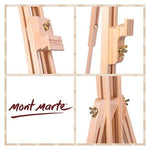 Mont Marte Tripod Easel MEA0024 - Lightweight Pine Wood - 25130224