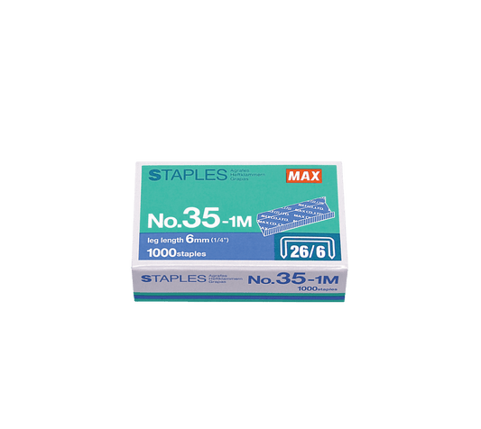MX26/6 - MAX STAPLES (Pin) 1x10 Pkt/Box