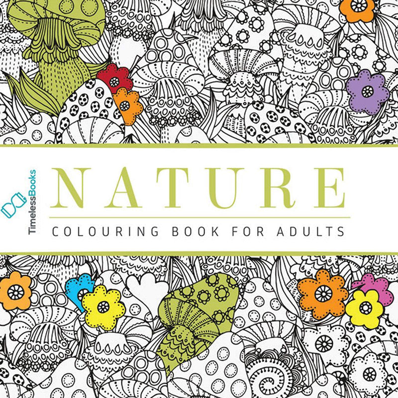 Natural coloring Book Adult