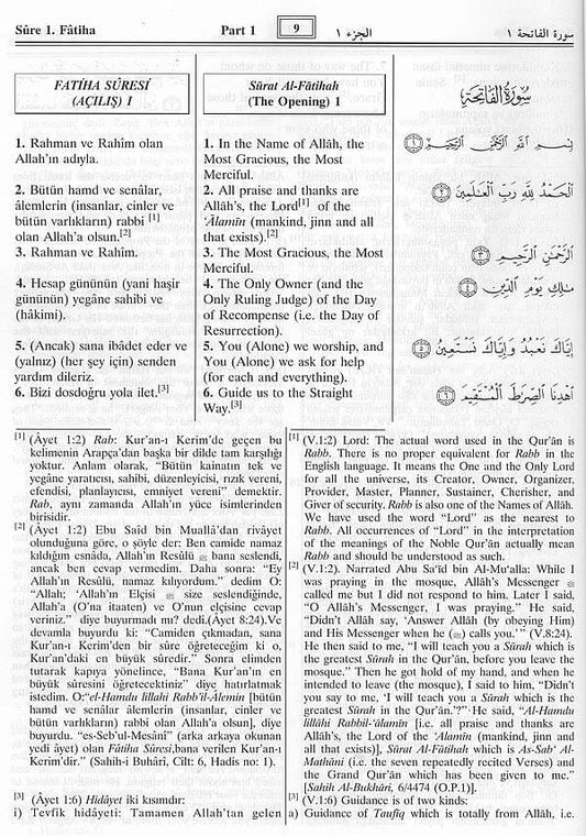 Noble Quran in Turkish and English Translation مصحف مترجم تركي انجليزي