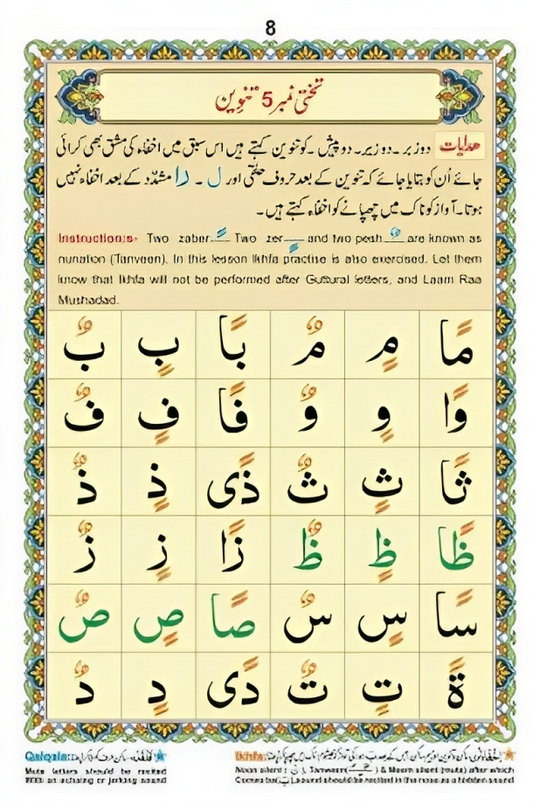 القاعدة النورانية Noorani Qaida - Ref 271 Book Fanar