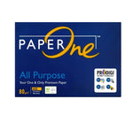 PAPERONE ALL PURPOSE, PRINTING / PHOTO COPY PAPER, A3 80GSM, WHITE, 500 PAGES IN A REAM